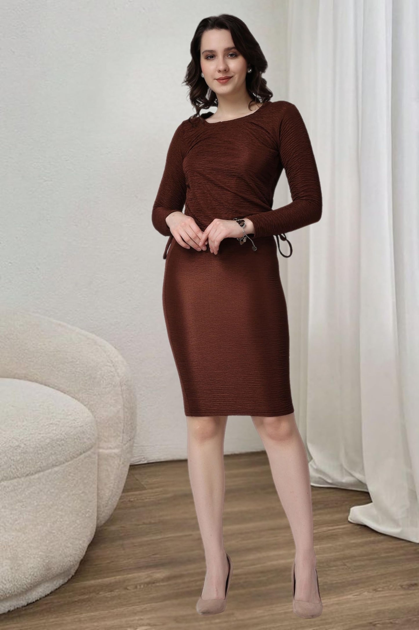 POPWINGS Casual Solid Skirt and Top Co-Ord Set for Women | Stylish Skirt Co-ord Sets for Women | Crop Top and Skirt Set for Wome