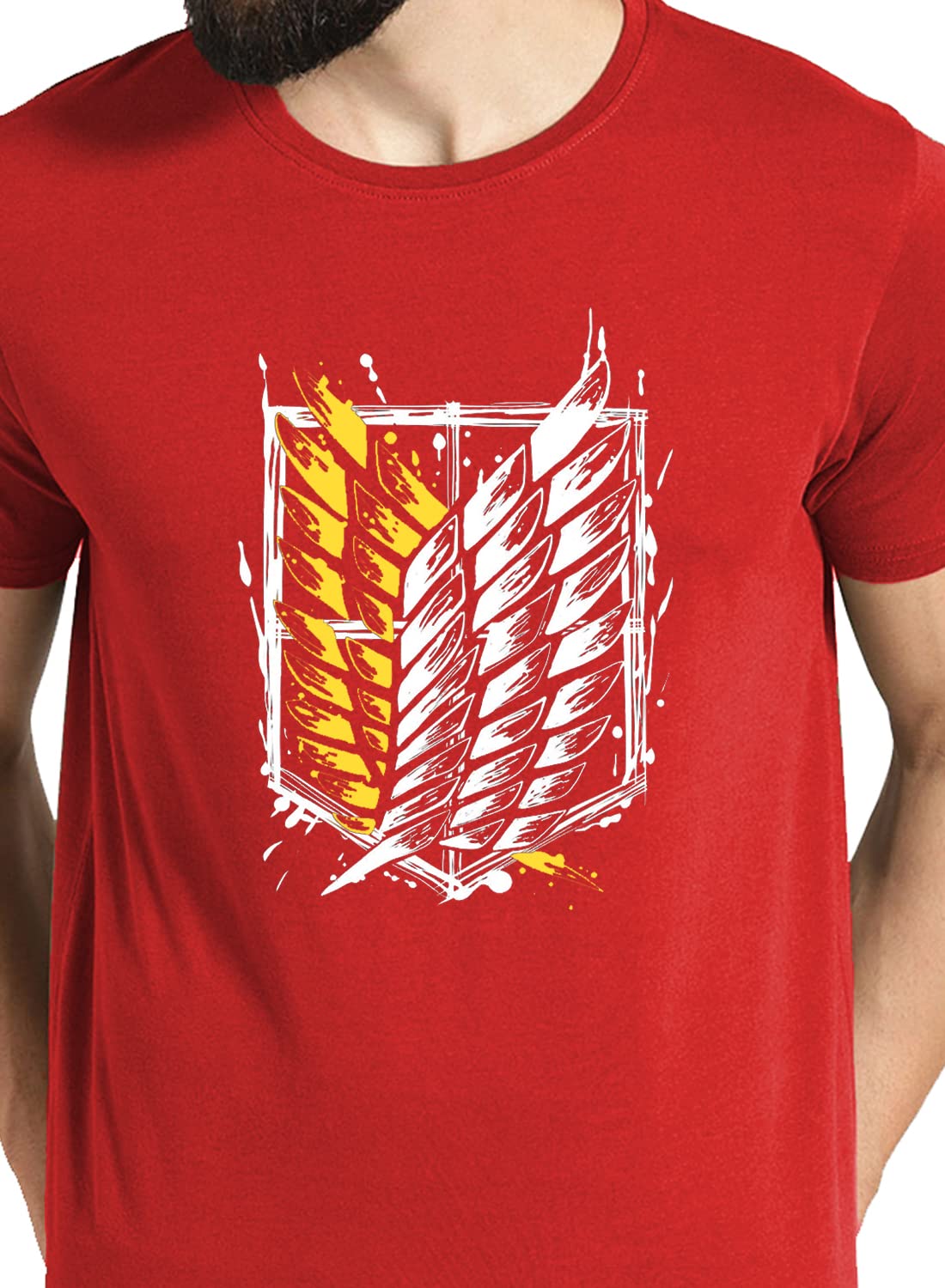 ADRO Mens Attack on Titan Cotton T-Shirt (S)