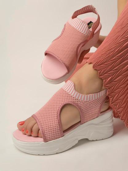 Shoetopia Flatforms Sandals For Women & Girls