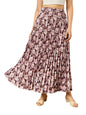 Kzully Crepe Western WomenS Skirts Purple