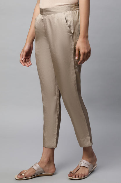 Aurelia Solid Strechable Trouser For Women | Ankle Length Trouser For Women | Pants For Women