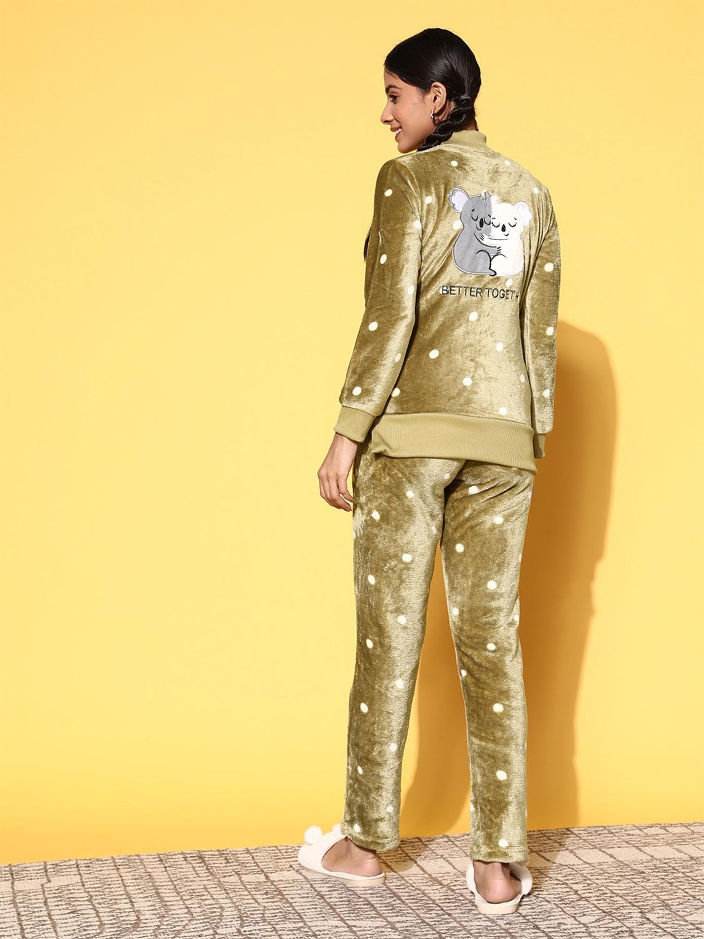 Sweet Dreams Women Printed Tracksuit