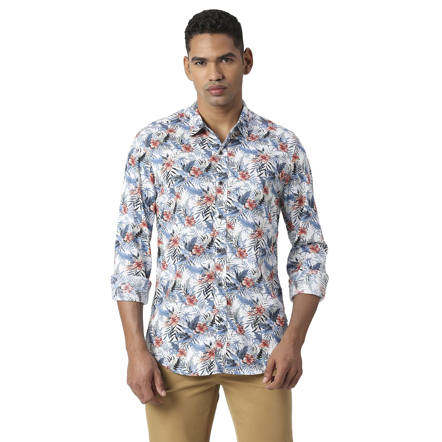 Pepe Jeans MenS Regular Fit Shirt (Pm308066595L_Navy
