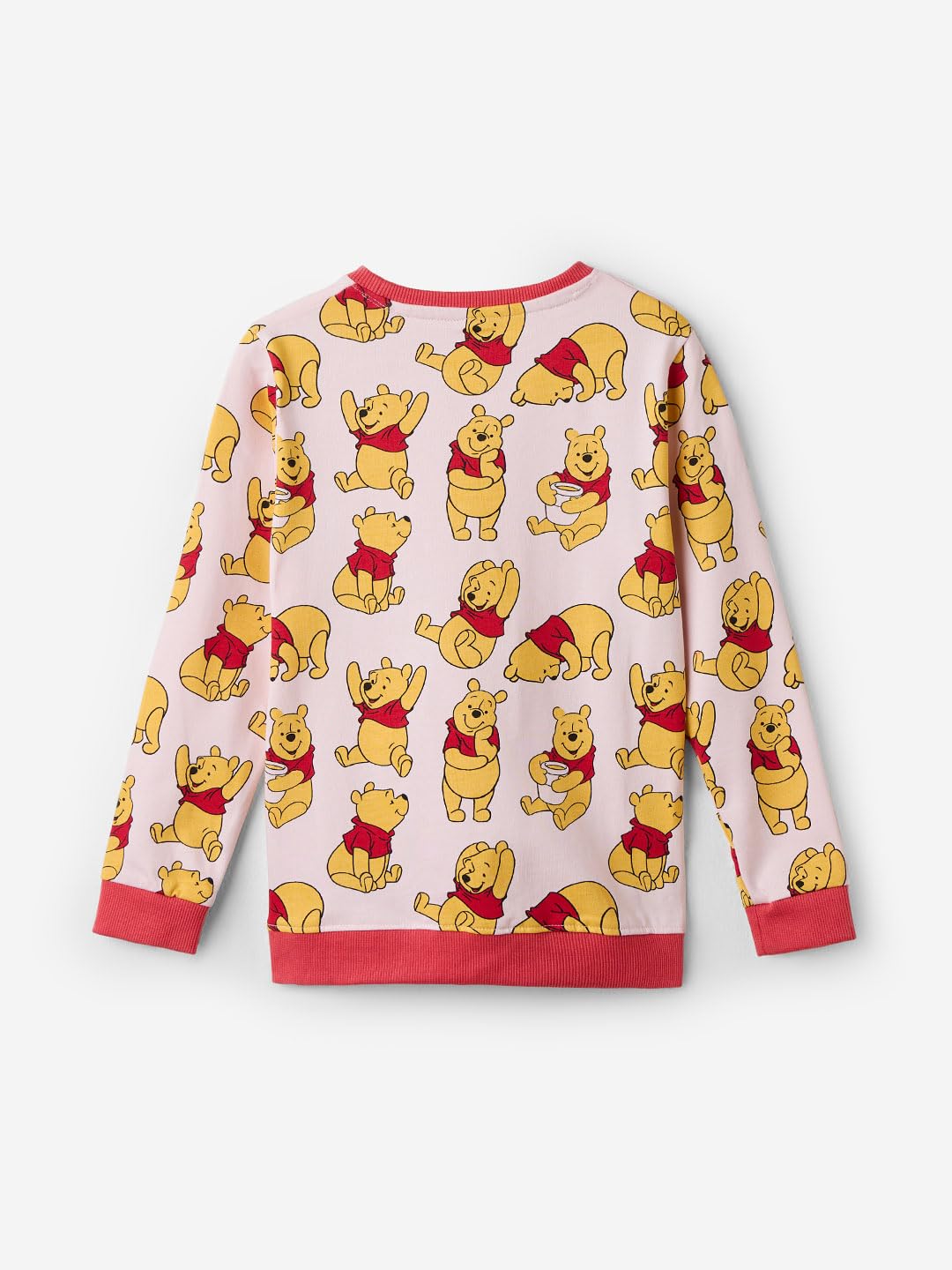 The Souled Store Official Disney: Pooh Bear Boys Round Neck Long Sleeve Multicolor Graphic Print Regular Fit Sweatshirts Sweatsh