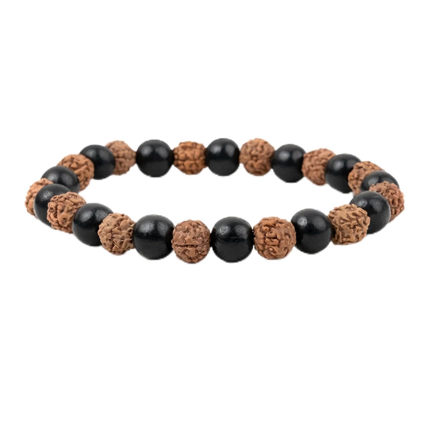 Astrotalk Divya Rudraksha Karungali Bracelet | Original 5 Mukhi Rudraksha and Karungali Beads| Shields From Evil Eye, Brings Peace & Focus | Bracelet for Man and Woman | Gift for Man & Woman