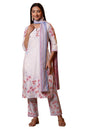Aurelia Women Viscose Floral Printed Kurta With Pant & Dupatta Set