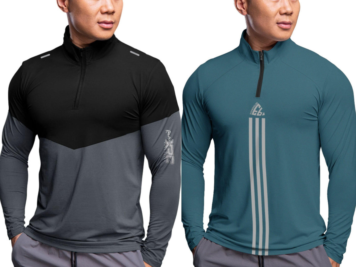 Noble Monk MenS Active Wear Regular Fit T Shirt |Full Sleeves |Casual T-Shirt For Men