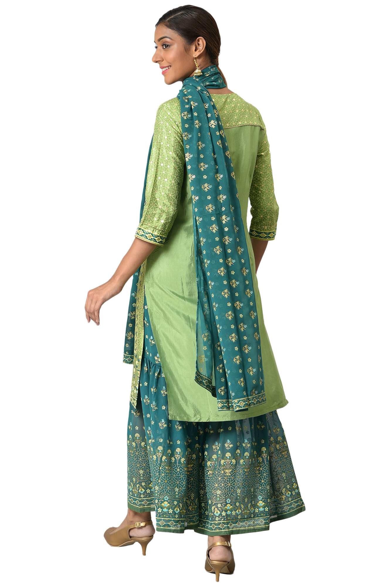 Aurelia WomenS Viscose Set (22Aud10444-504440_Green