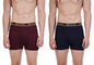 PRAKASAM COTTON -Marlow Mens 100% Pure Combed Cotton Outer Elastic Pocket Trunks (Pack of 2)
