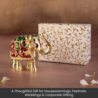 Astrotalk Airavat Dhan-Vridhi Elephant Idol | Vastu Elephant Idol for Abundance, Prosperity & Protection | Aesthetic Home Decor for Living Room & Office | Good Luck Gift for Man & Woman