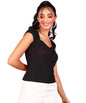 POPWINGS Casual Crush Design Sweetheart Neck Sleeveless Tops for Women || Latest Stylish Western Tops for Women || Summer Women