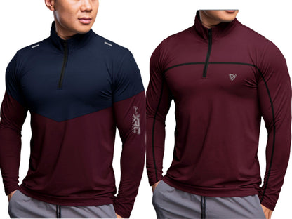 Noble Monk MenS Active Wear Regular Fit T Shirt |Full Sleeves |Casual T-Shirt For Men