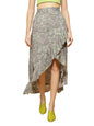 OOMPH! Long Skirts for Women Green - msk073