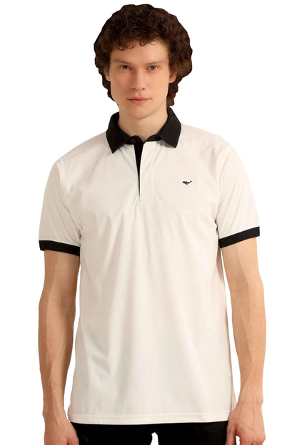 BE ACTIVE Mens Casual Polo Tshirt with Contrast Collar|| Tshirt for Men || Tshirt for Men Stylish || Tshirt for Men Polo (PTP00