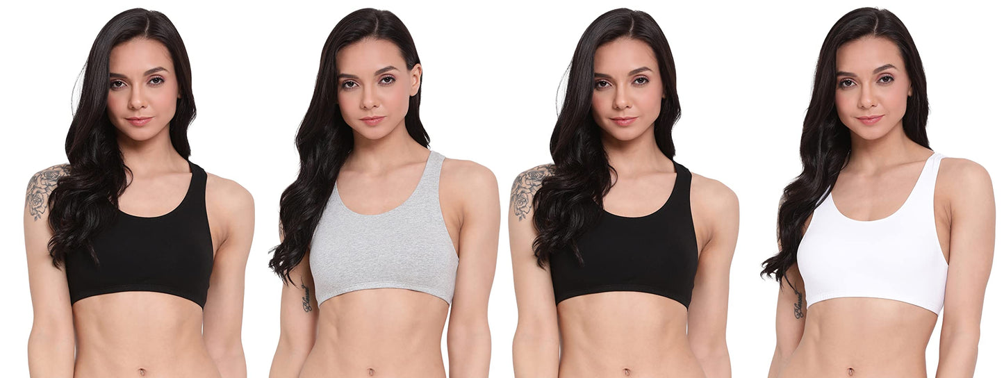 Lyra 541 Premium Cotton Non-Padded Beginners Bra For Women