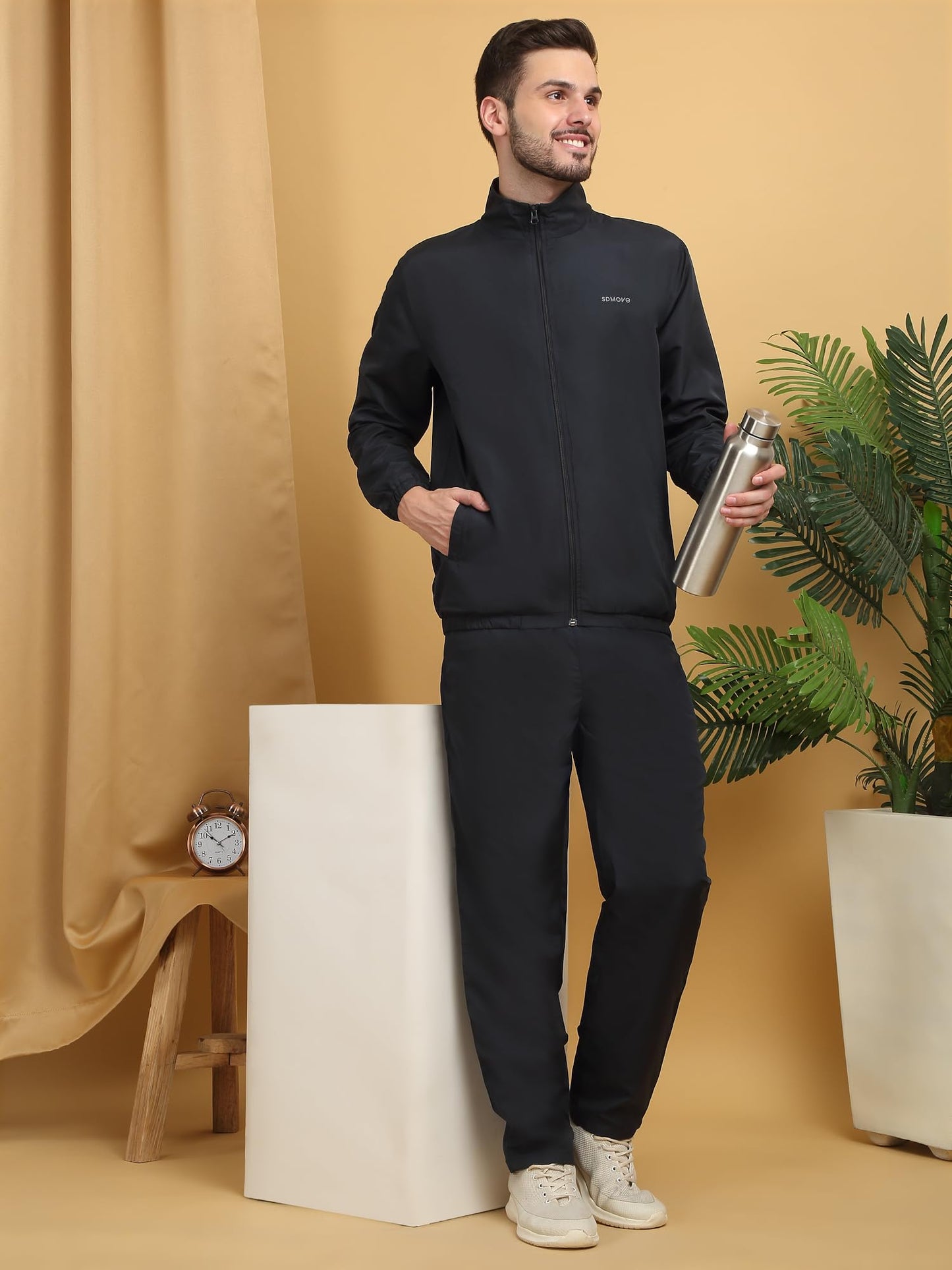 Sweet Dreams Men Solid Tracksuit