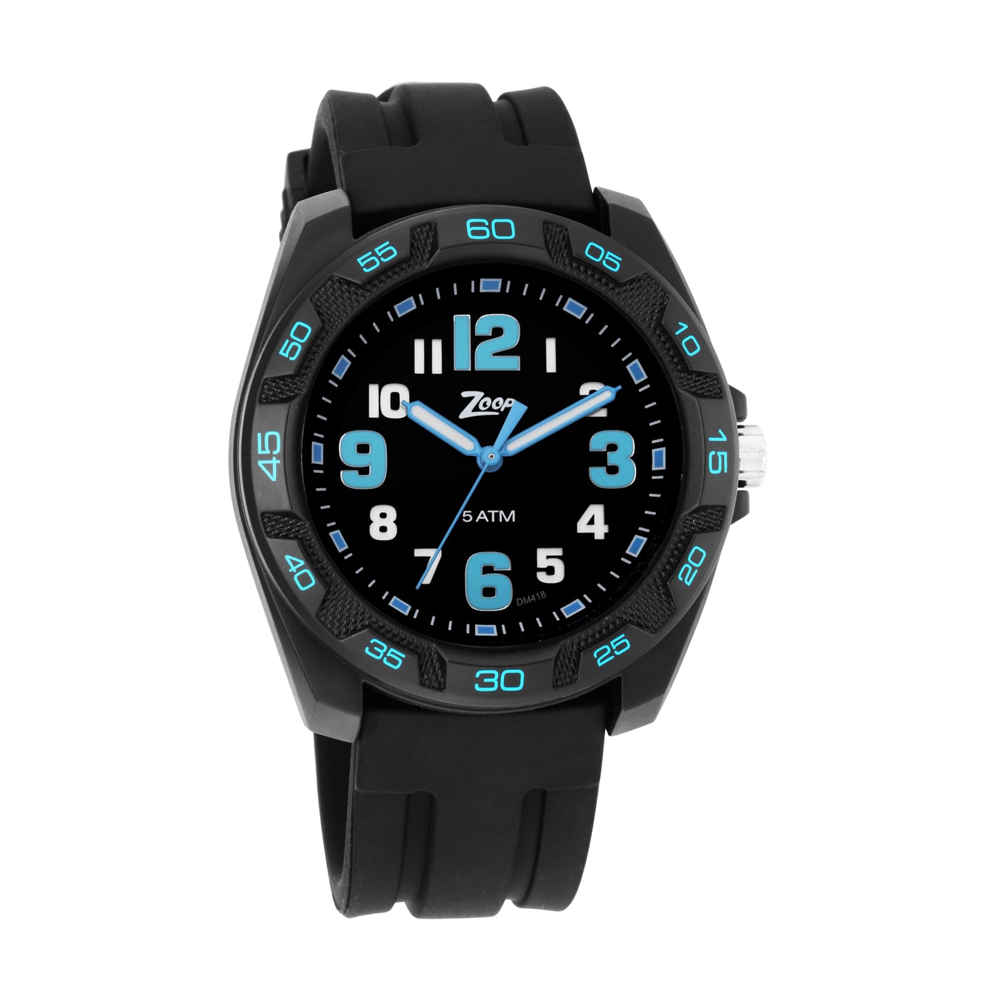 Zoop Analog Black Dial Unisex-Child Watch-16016Pp02, Black, Analog Watch, Black, Analog Watch