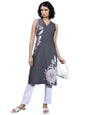 Ketch WomenS Cotton Blend Regular Kurta (Khku000425_Black)
