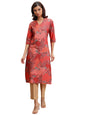 Ketch WomenS Polyester Regular Fit Kurta (Khku000491_Red