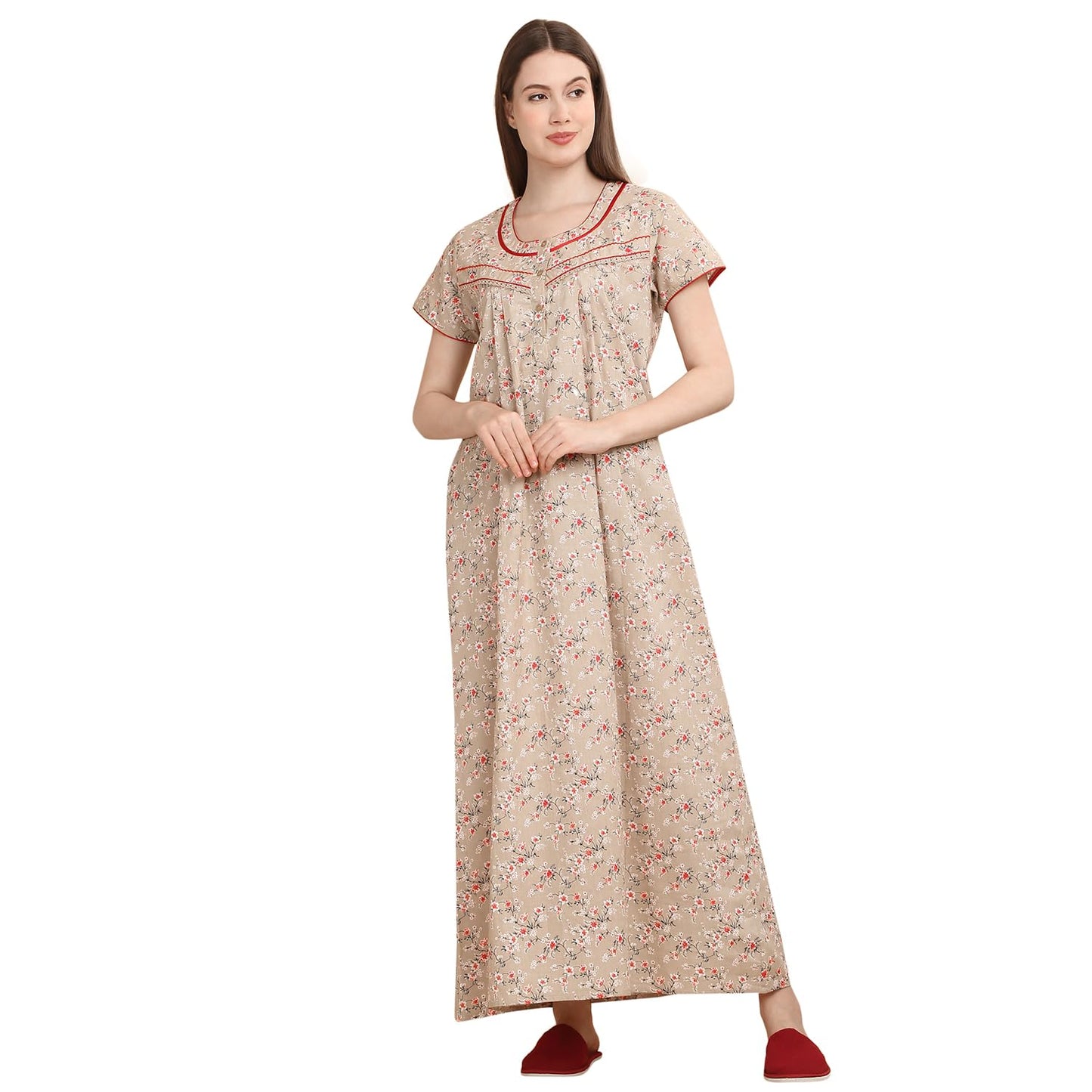 Sweet Dreams Women Printed Night Dress