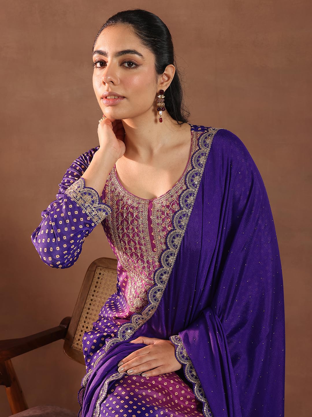 Libas WomenS Silk Blend Kurta Sets (49508H