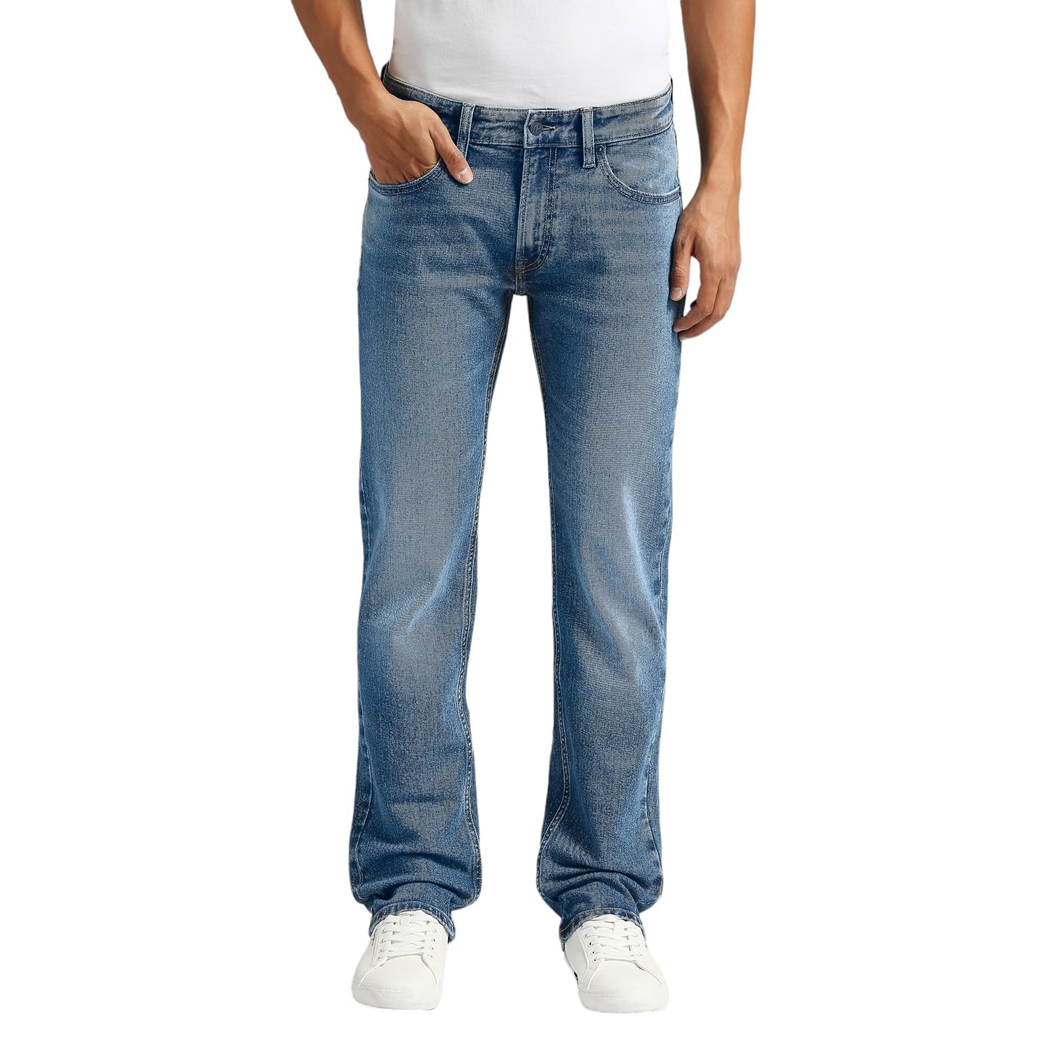 Pepe Jeans MenS Regular Jeans (Pm207810Q053_Tinted Light Used Indigo Blue