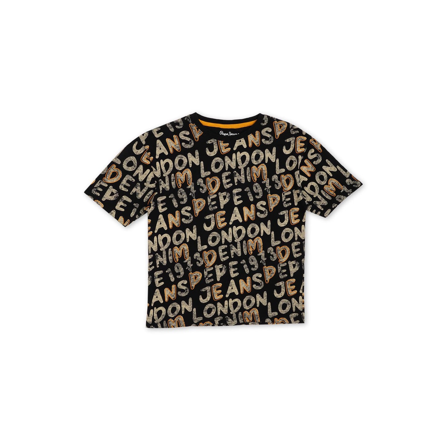 Pepe Jeans BoyS Oversized Fit T-Shirt (Pb503834_Black