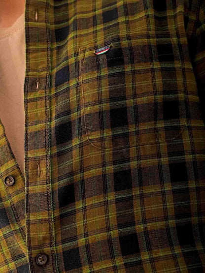The Indian Garage Co Mens Slim Fit Shirt (1223-SHBCYD-07-02_Green