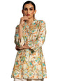 Libas WomenS Silk Blend Printed Straight Kurtis (37082_Beige