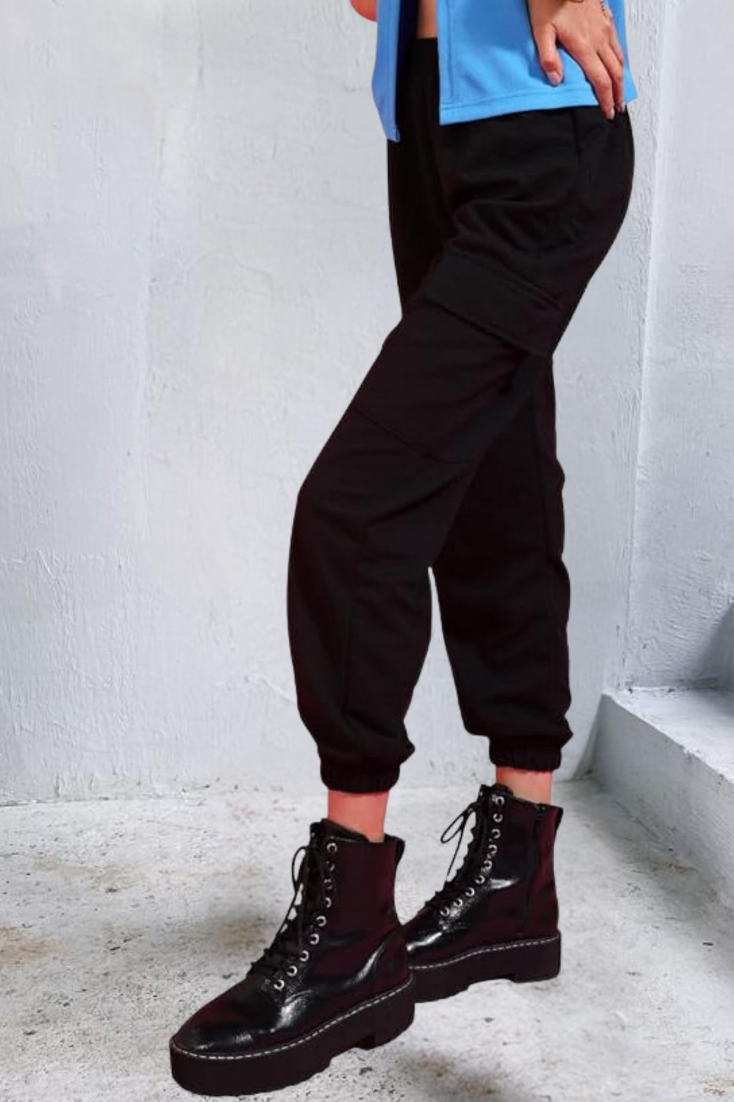 POPWINGS Casual Solid Pocket Joggers for Women || Latest Stylish Western Women Joggers for Summer || Pull-On Women Joggers Pants