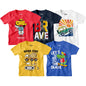Bon Organik Boys Regular Fit T-Shirt (BON15057_Multi