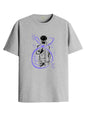 ADRO Mens Anime T Shirt - Premium Cotton Anime Gojo Tshirt - Perfect for Anime Fans Print and Comfortable Fit Grey T-Shirt|RN24-
