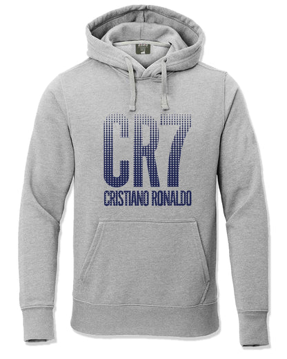 ADRO Men's Cotton Football Printed Hooded Sweatshirt (H20-M-CR07-GR)