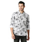 Pepe Jeans MenS Printed Regular Fit Shirt (Pm307870_White M)