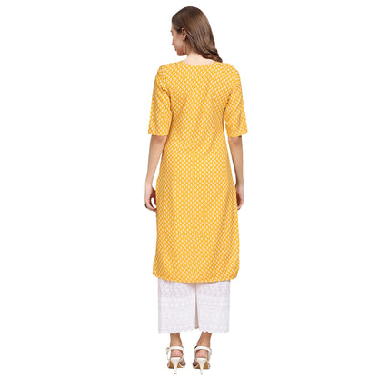 Pinkmint Women's Crepe Digital Print Straight Kurta{Pack of 5}[WP-346-348-349-369-353]