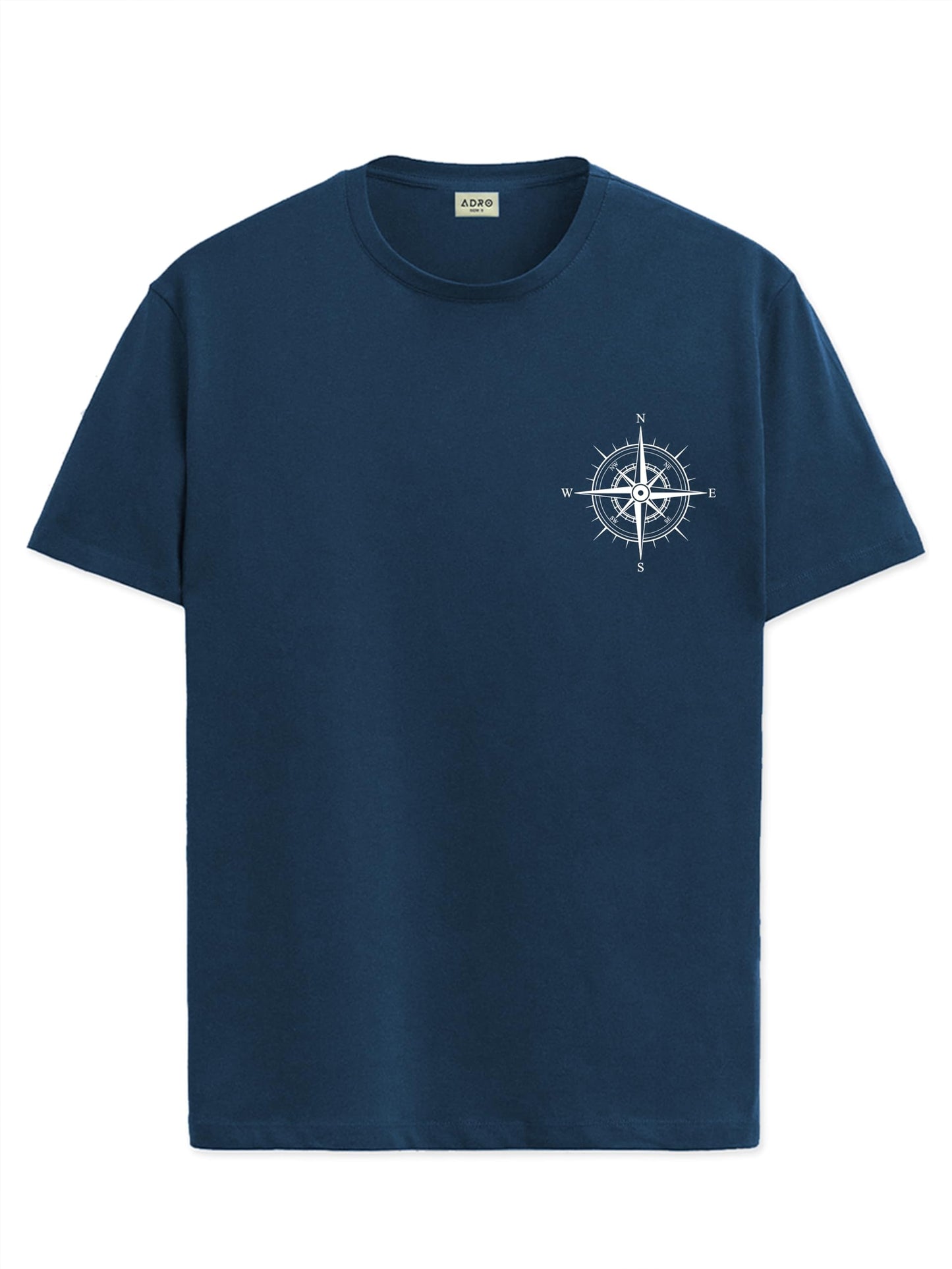 ADRO Tshirt for Men | Printed T Shirt for Men | 100% Cotton Tshirt | Graphic Printed T-Shirt | Chest Printed Tshirt | Unisex Tsh