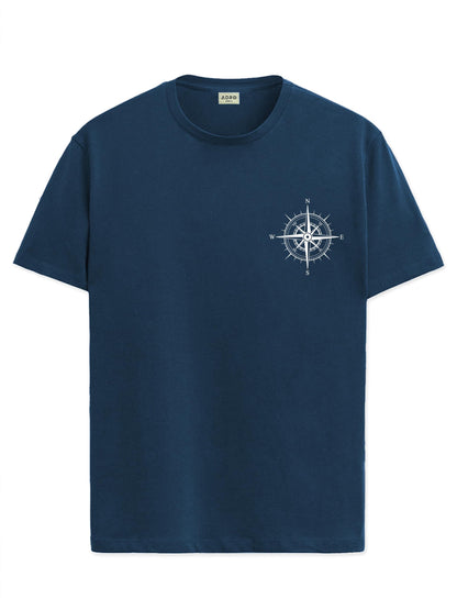 ADRO Tshirt for Men | Printed T Shirt for Men | 100% Cotton Tshirt | Graphic Printed T-Shirt | Chest Printed Tshirt | Unisex Tsh