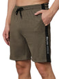 Peppyzone Mens Polyester Quick-Dry Sports Shorts for Men with Zip Pocket | Gym, Running & Workout Shorts Pant for Men | Lightwe