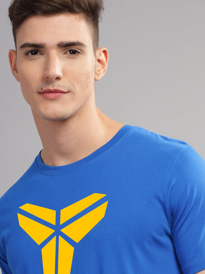 ADRO Mens Printed T Shirt - Premium Cotton Graphic Printed Tshirt - Royal Blue T-Shirt - RN24-TOB-RB