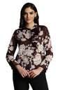 Allen Solly Women Printed Casual Cotton Full Sleeve Stretch Shrug