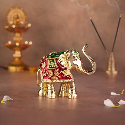 Astrotalk Airavat Dhan-Vridhi Elephant Idol | Vastu Elephant Idol for Abundance, Prosperity & Protection | Aesthetic Home Decor for Living Room & Office | Good Luck Gift for Man & Woman