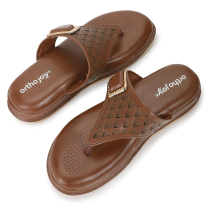 Ortho Joy Doctor Fancy Slipper For Women || Orthopedic WomenS Fancy Slipper/Sandal For Women