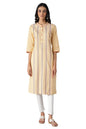 Aurelia Women's Cotton Kurta & Tight (22FEAS14349-703010_Orange