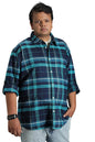 High Star MenS Solid Regular Fit Shirt (Hsmshs23527P5_Navy Blue