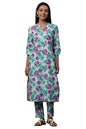 Aurelia Womens Cotton Ethnic wear Set (24FEAS14916-508066_White