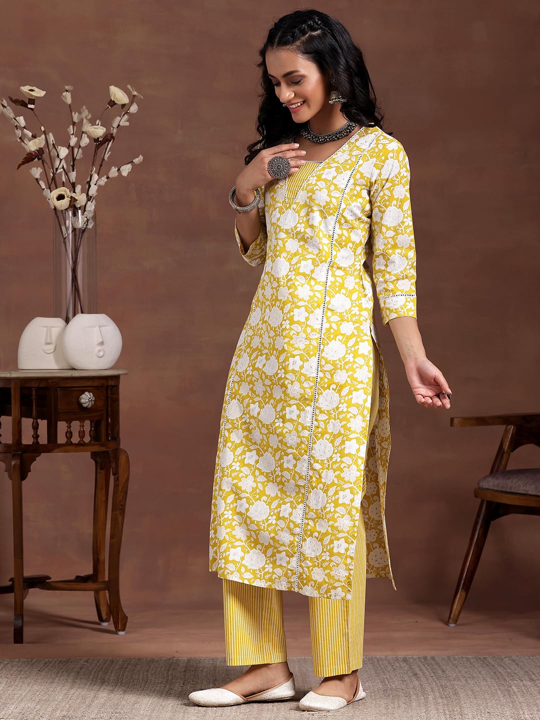 Libas WomenS Pure Cotton Kurta Set (278960R