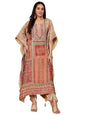 Varanga Women Ethnic Printed Mirror & Gota Embelished Kaftan with Dhoti Pants