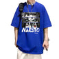 Thalasi Oversized Naruto T-Shirt For Men: Blue, Loose Fit, Anime Graphic | Rock Your Inner Ninja (Like Boho & Korean Style Tees)