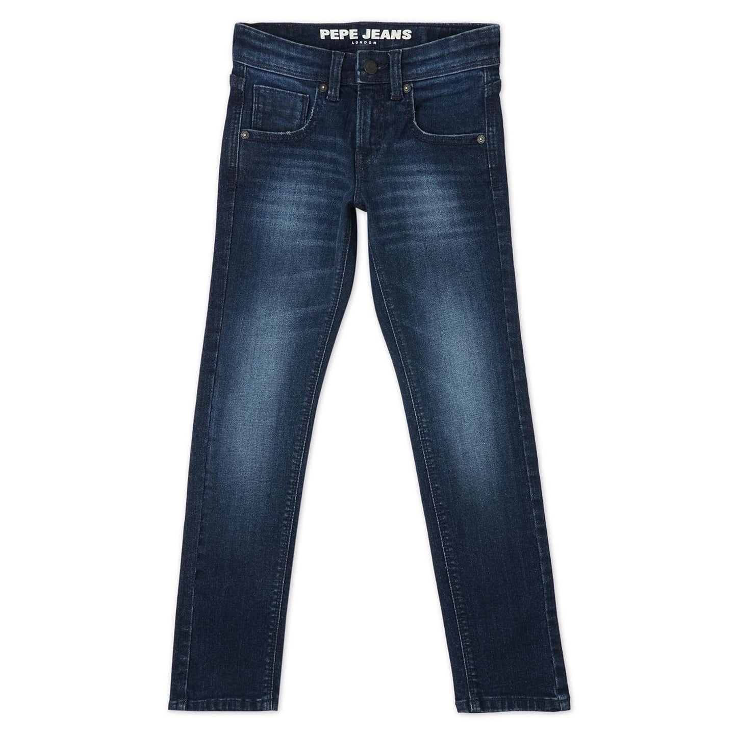 Pepe Jeans BoyS Slim Jeans (Pb202176Q03_Dark Blast Indigo Blue