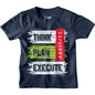 Bon Organik Boys Regular Fit T-Shirt (BON12194_Navy Blue